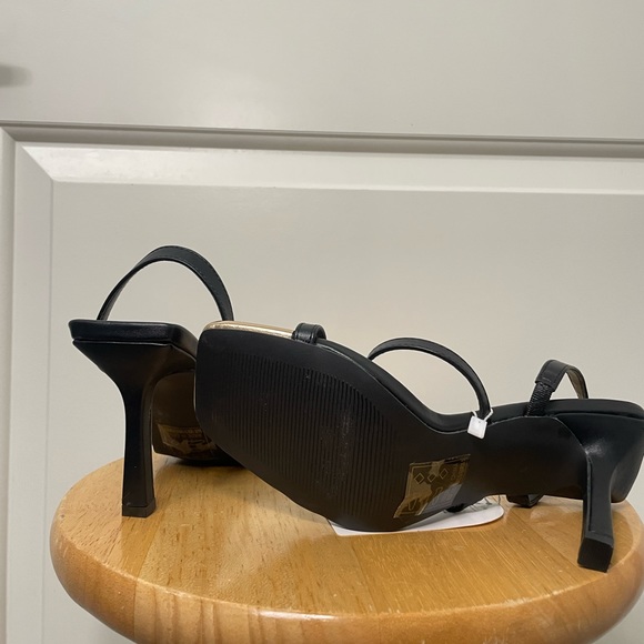 Qupid Black Kitten Heel - Picture 6 of 6